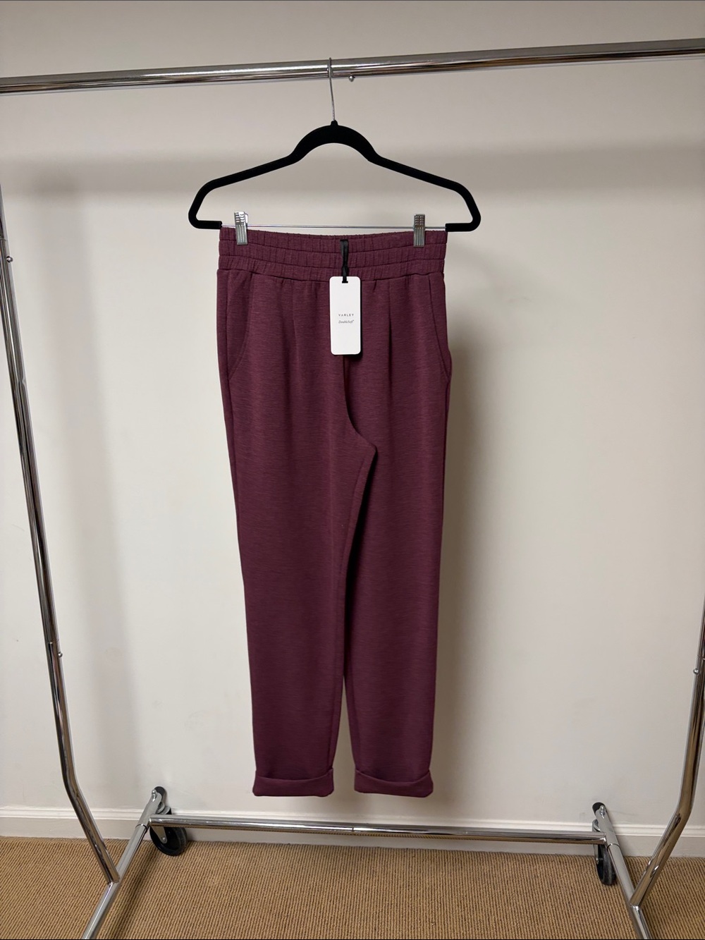 Varley rolled cuff pant 28.5” Sassafras Marl